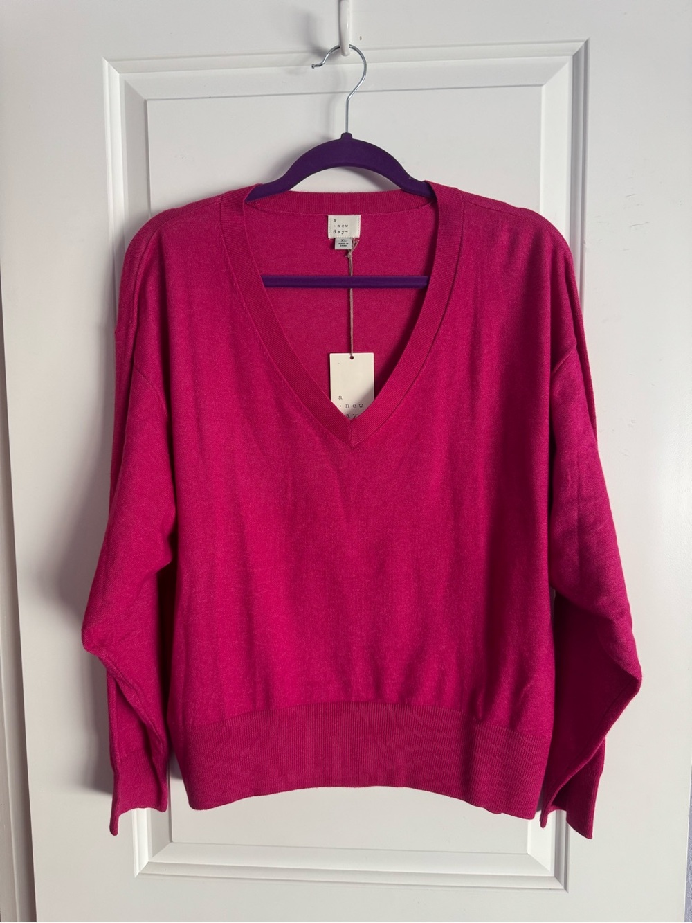 A NEW DAY, fushia, relaxed, soft, NWT